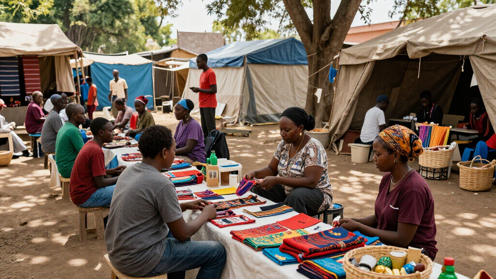 Refugee Camps Evolving Into Mini Economies