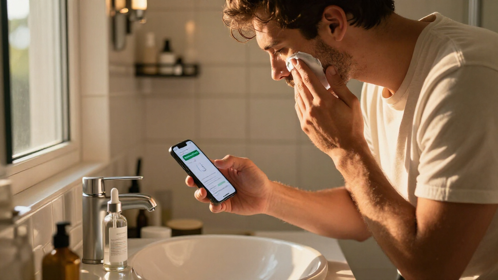 How Skincare Apps Fit Into Men's Grooming Routines